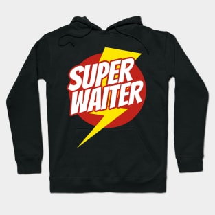 Super Waiter - Funny Waiter Superhero - Lightning Edition Hoodie